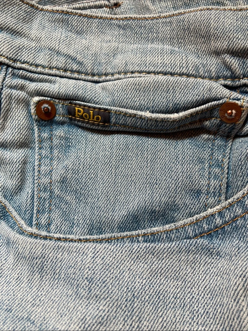 Polo Ralph Lauren Light Blue The Varick Slim Straight Jeans